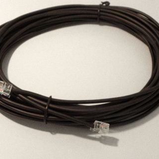 5 m-Rundkabel mit RJ10-Stecker (4P4C)
