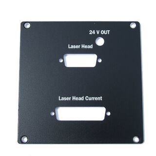 Aluminiumplatte bearbeitet inkl. Gravur