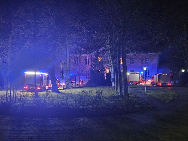 Nächtlicher Großeinsatz